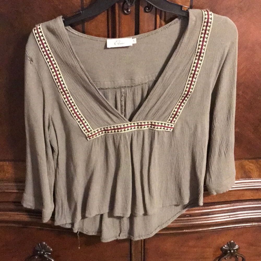 Flowy crop top